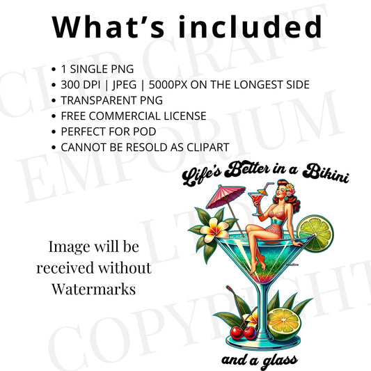 Bikini Martini PNG