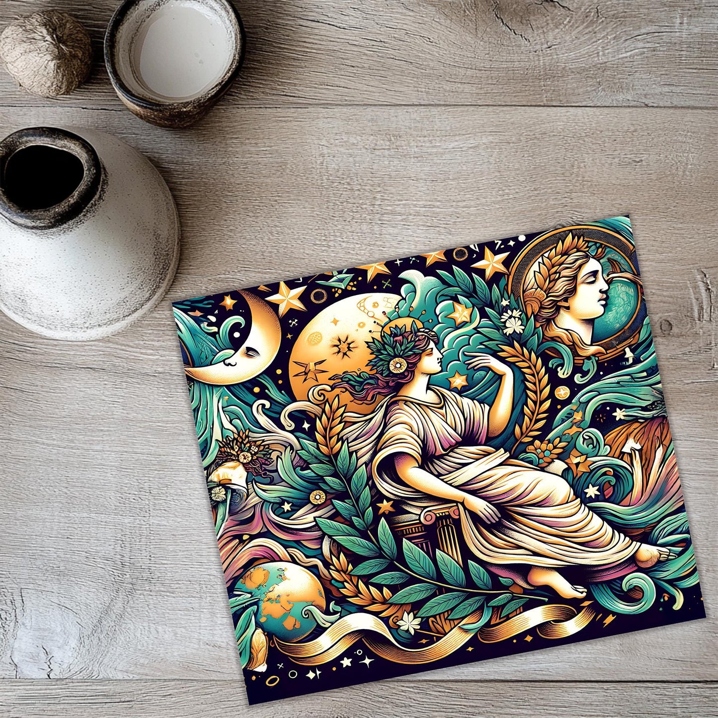 Goddess celestial 20oz Tumbler Wrap
