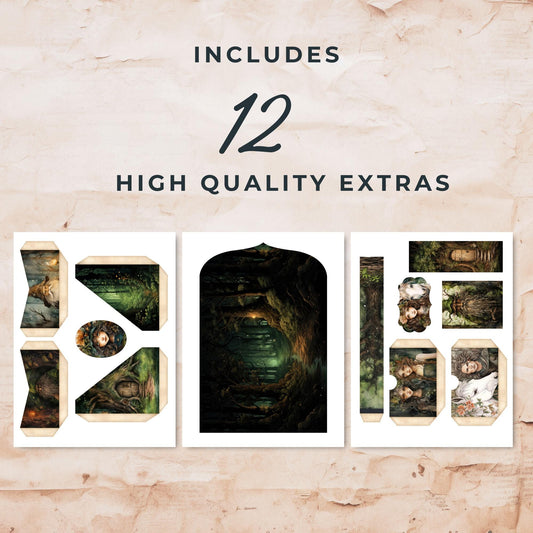 Woodland Elve Junk Journal Folio