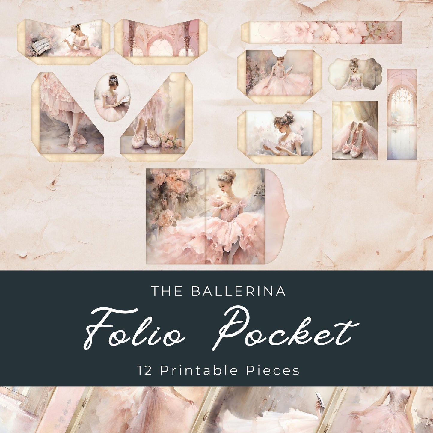 The Ballerina Junk Journal Folio