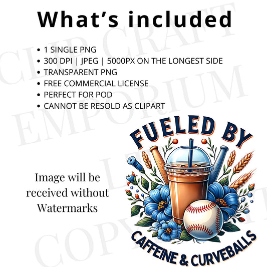 Running on Caffeine and Curveballs PNG