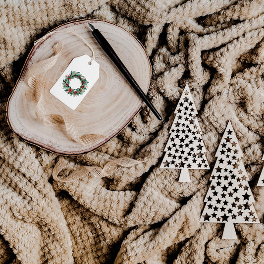 Watercolor Christmas Wreath Clipart