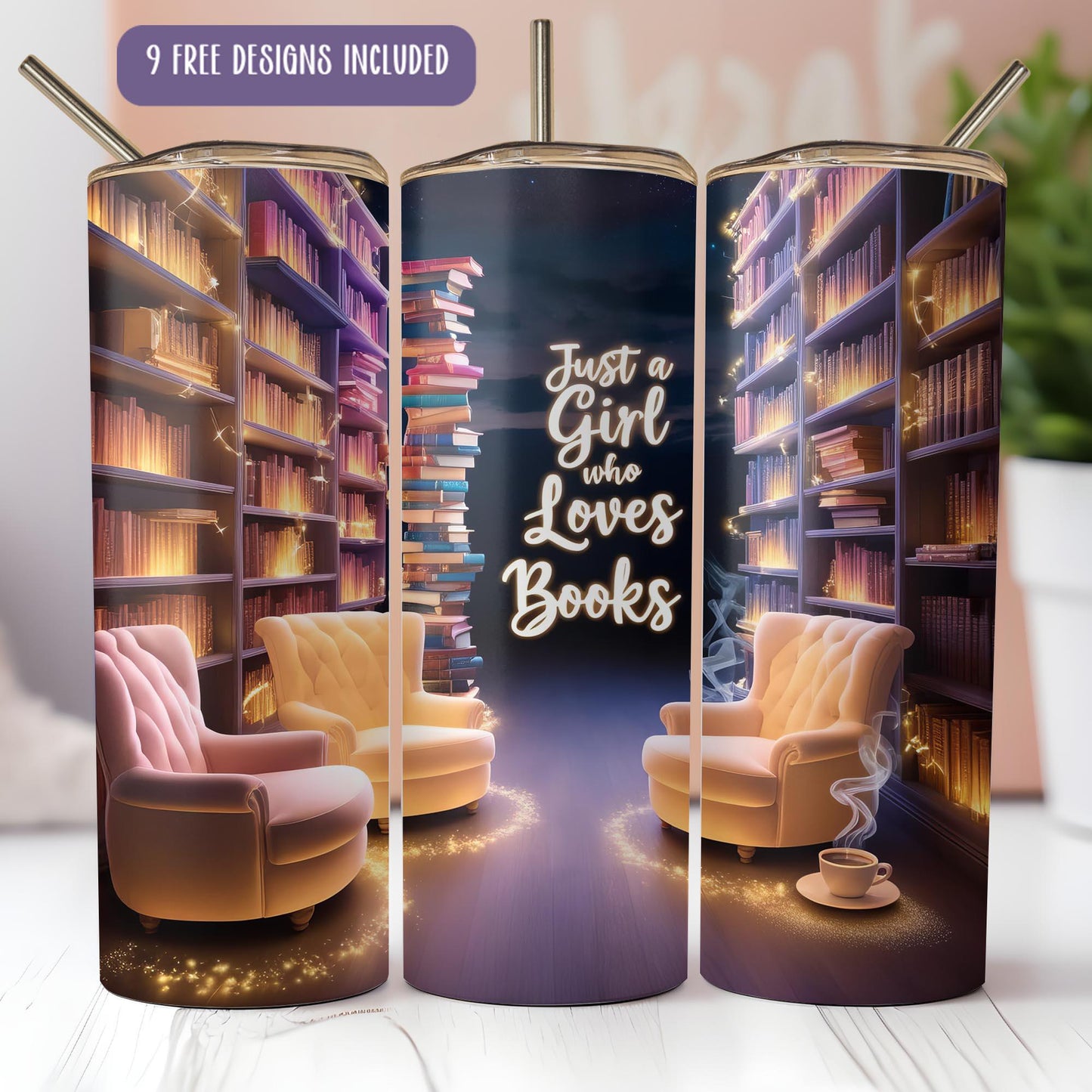 a room divider with two chairs and a bookcase