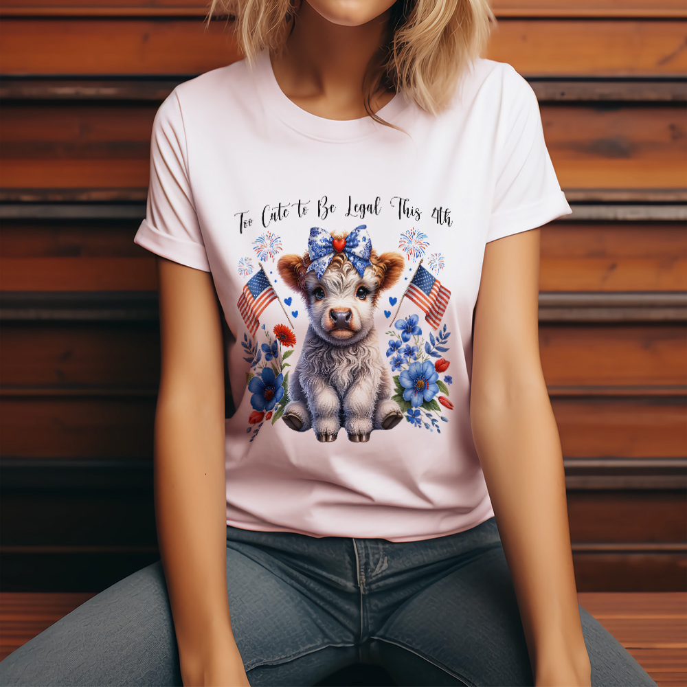 a woman wearing a t - shirt with a dog on it