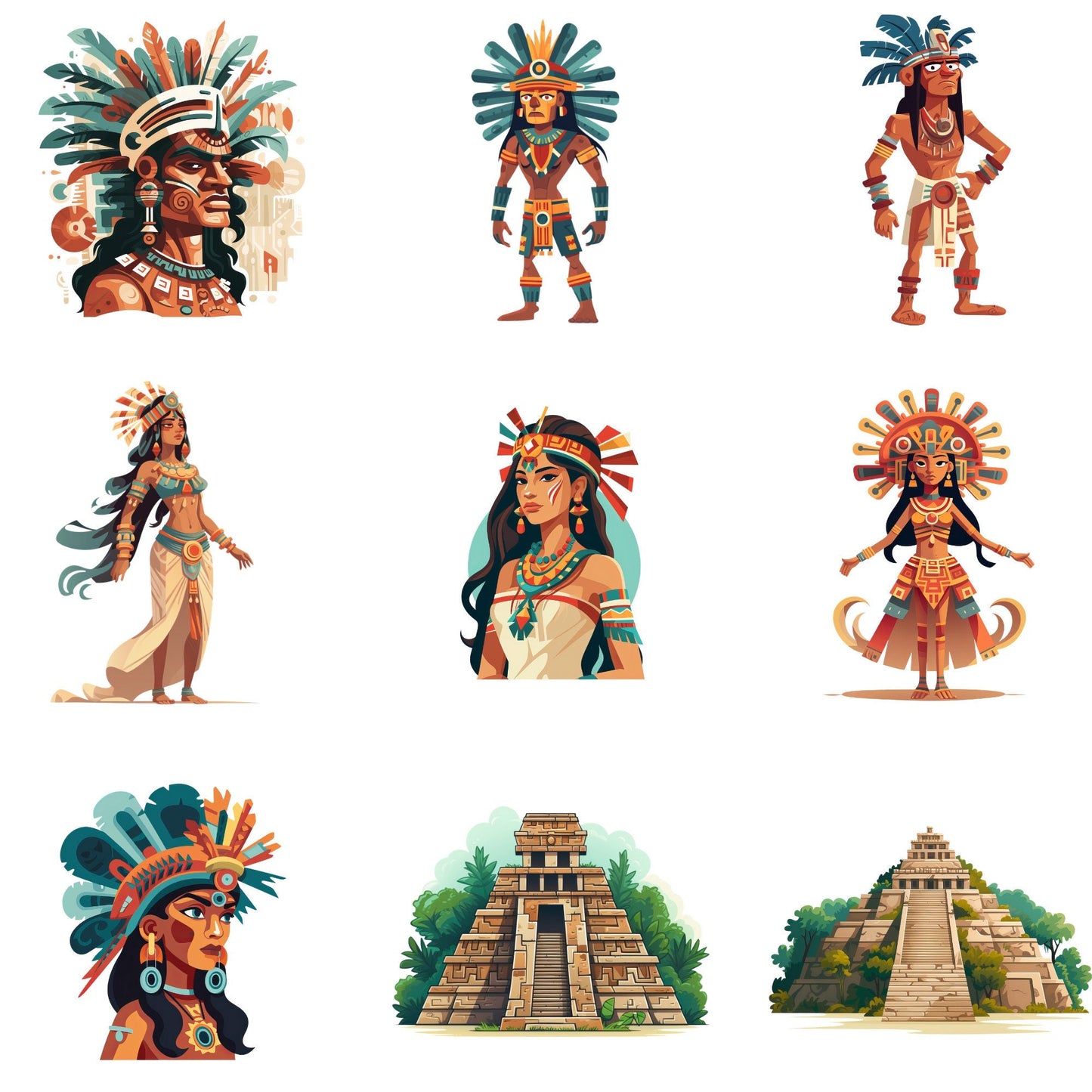 Ancient Maya Clipart