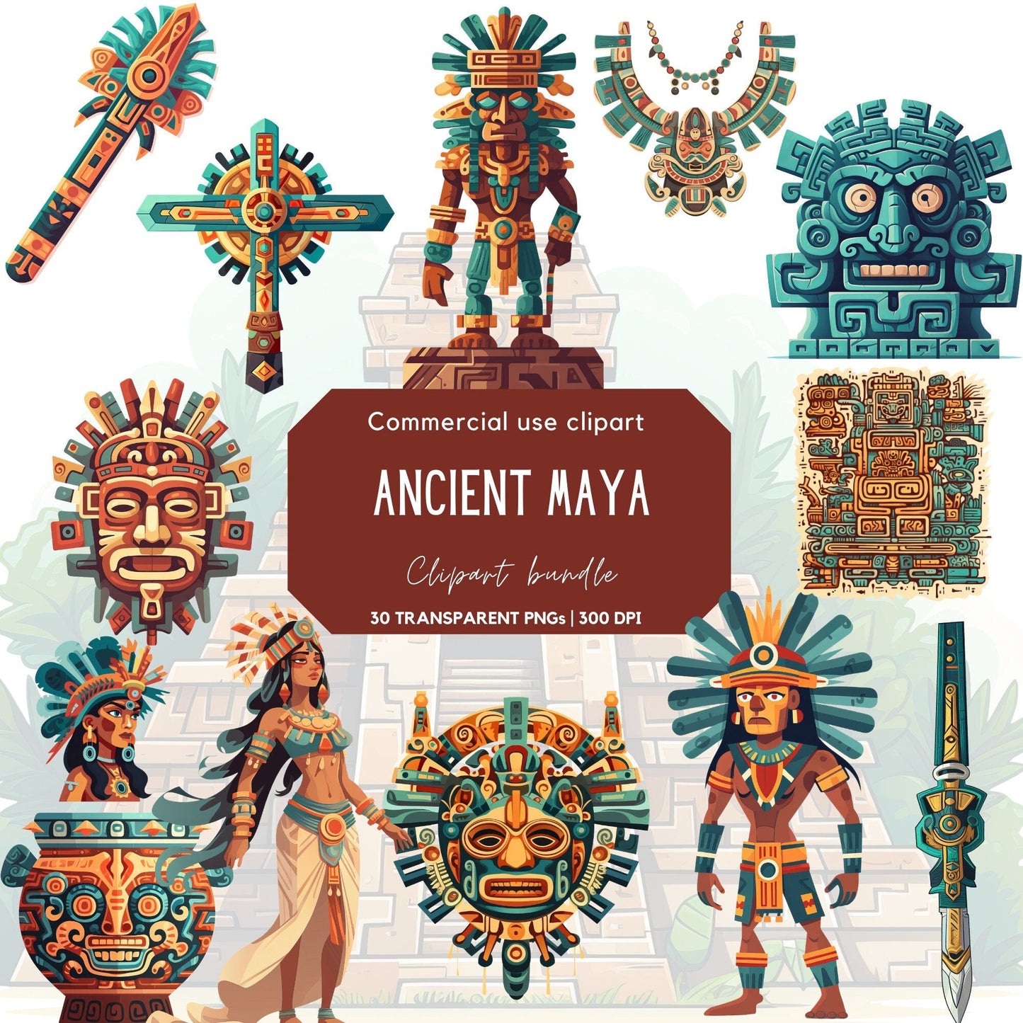 Ancient Maya Clipart