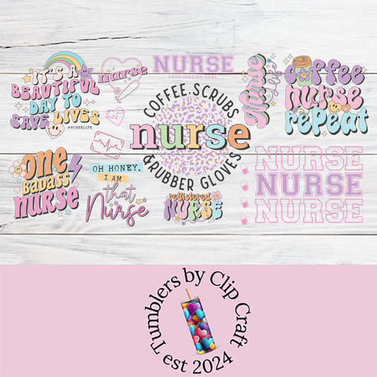 a wooden sign that says nurse nurse nurse nurse nurse nurse nurse nurse nurse nurse nurse
