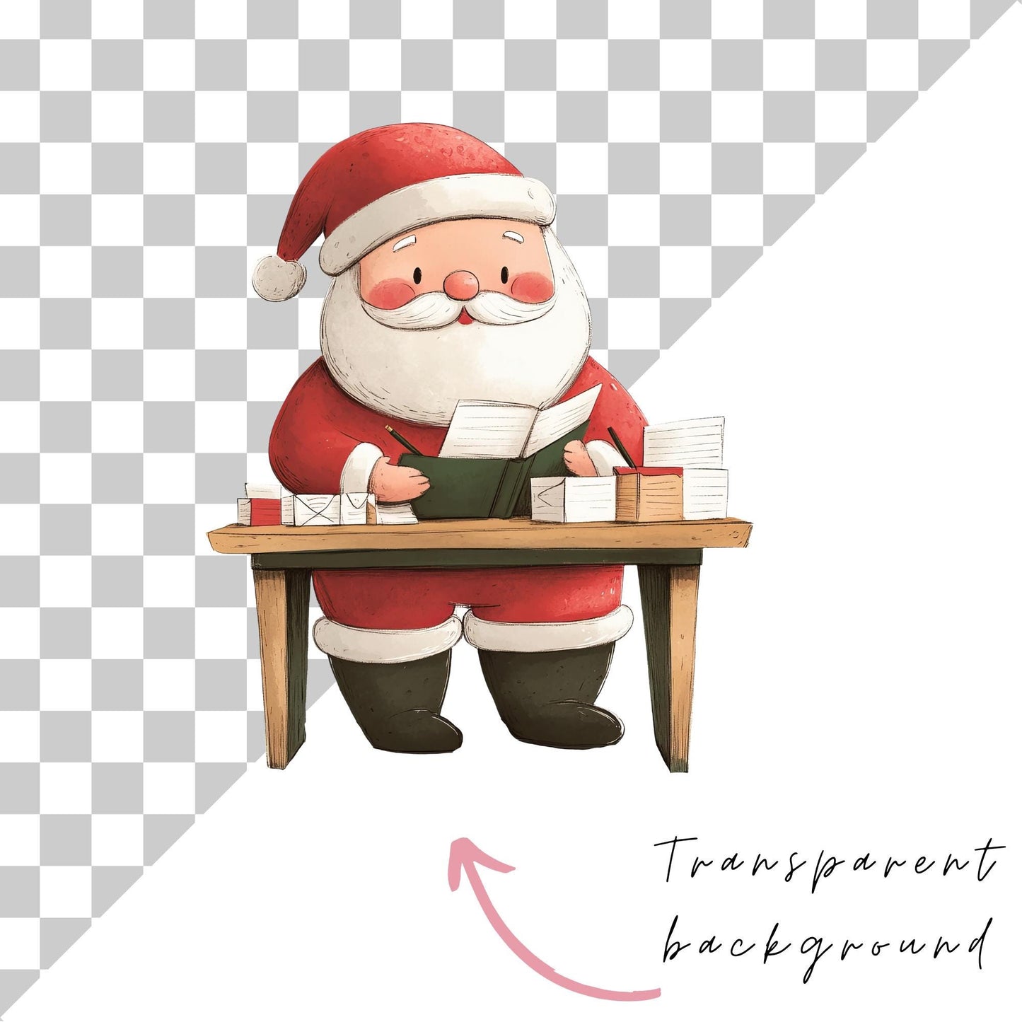 Santas Workshop Clipart