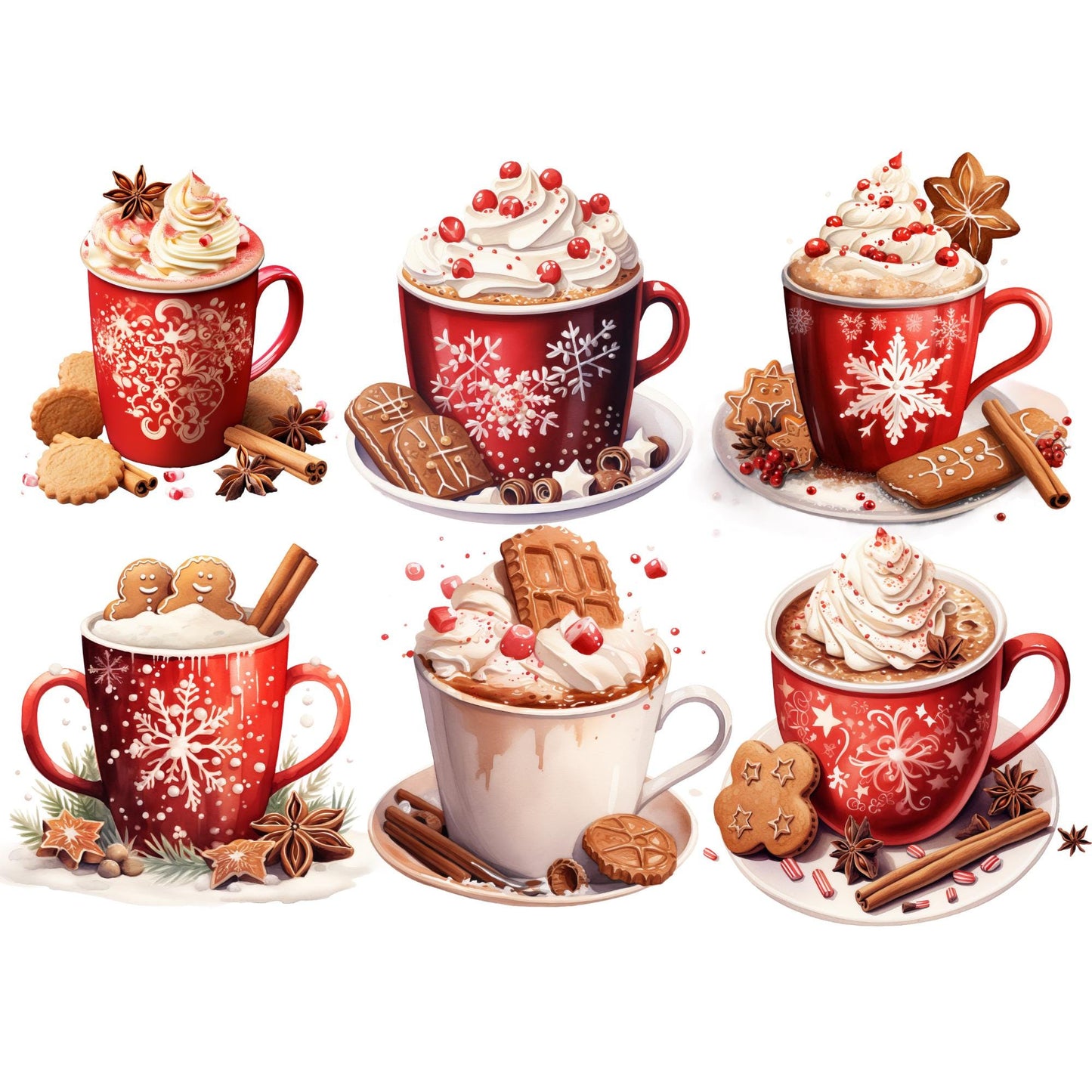 Christmas Hot Chocolate Clipart