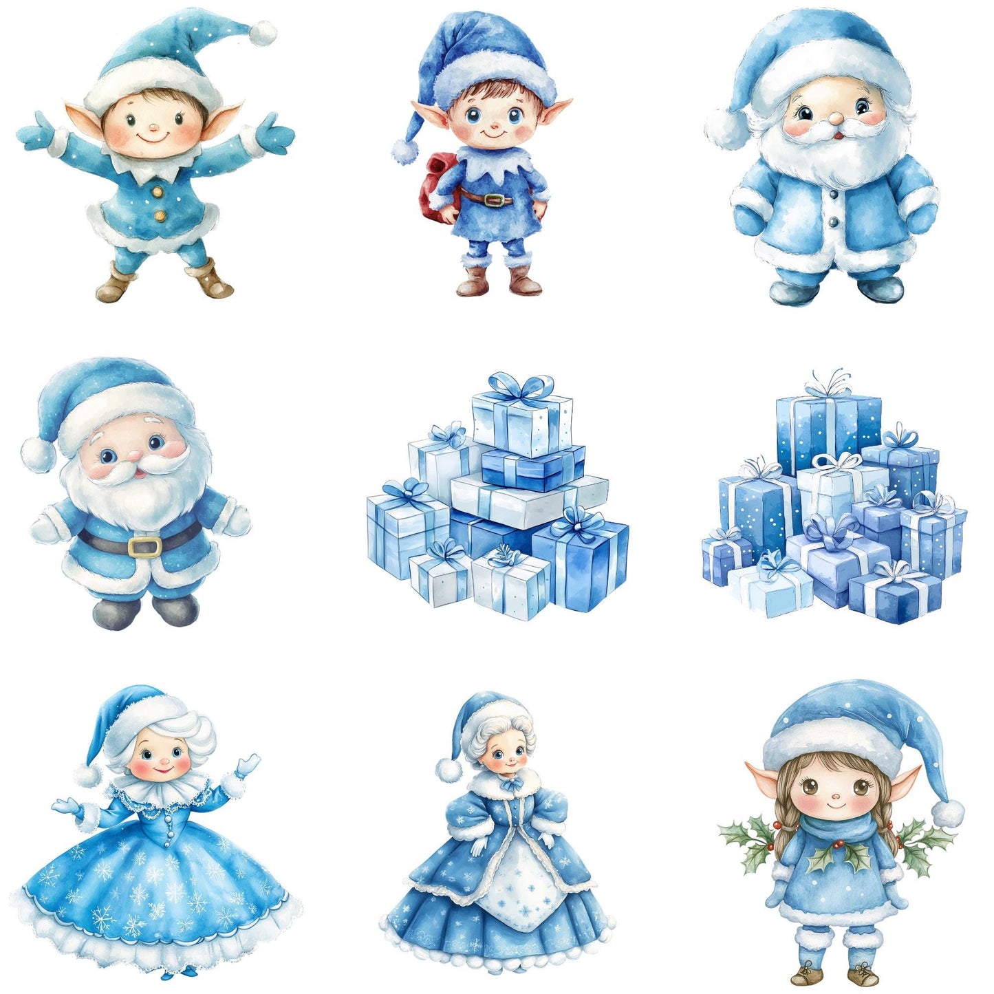 Cute Christmas Character Clipart