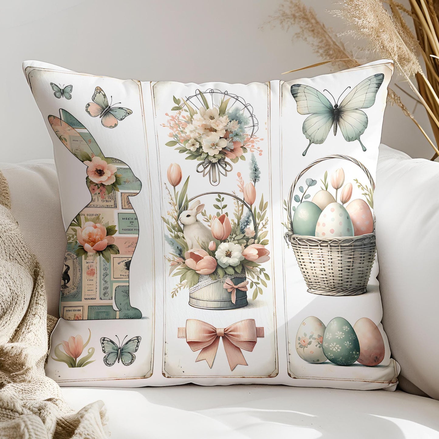 Cute Easter Brushstroke PNG