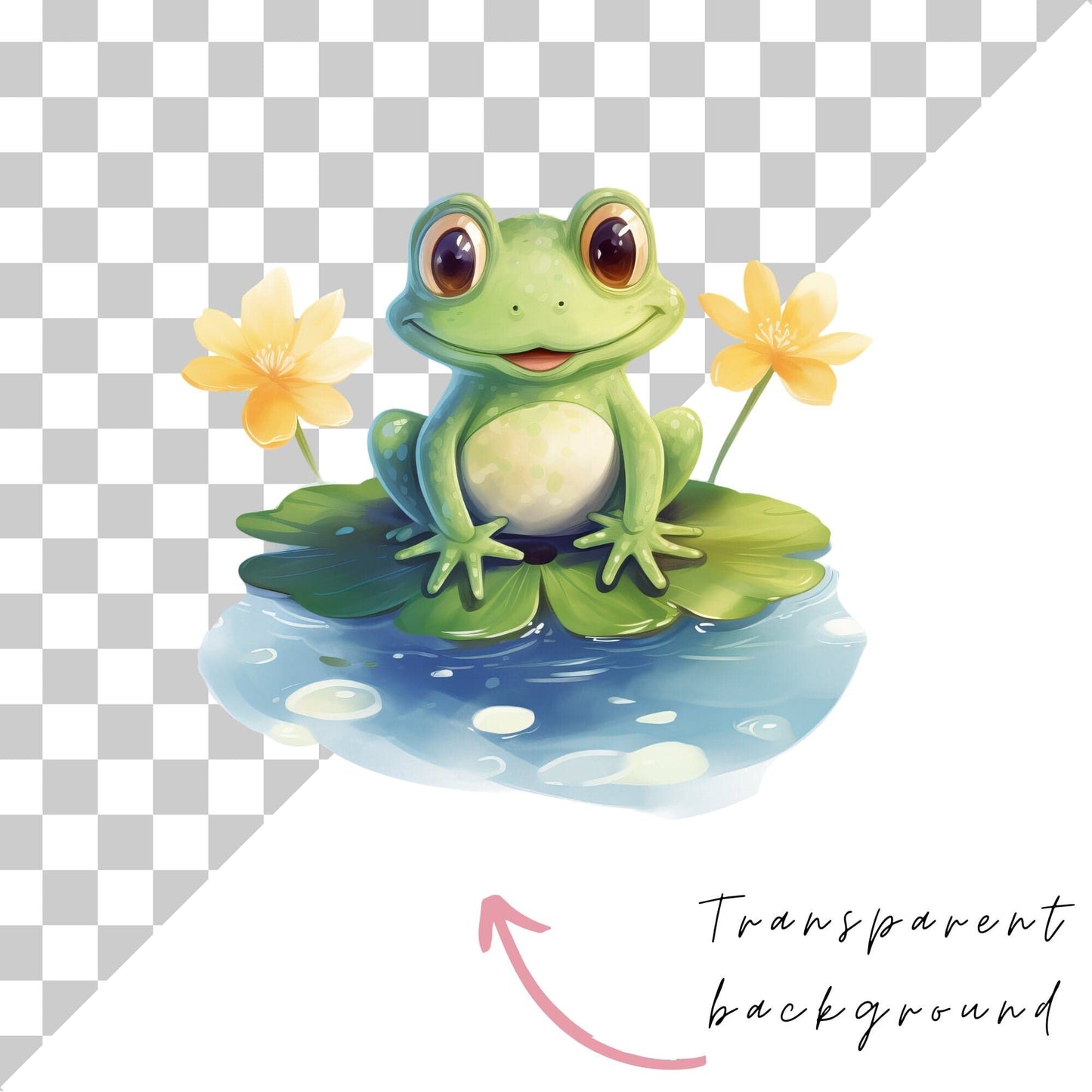 Cute Frog Clipart