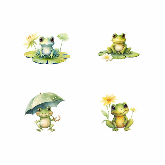 Cute Frog Clipart