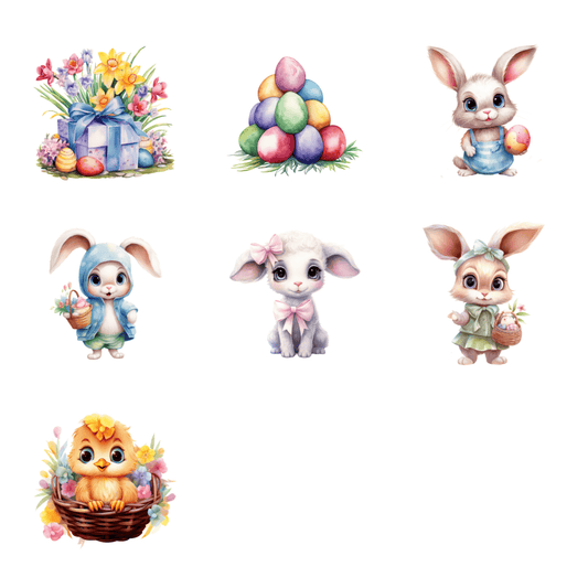 Cute Happy Easter Clipart