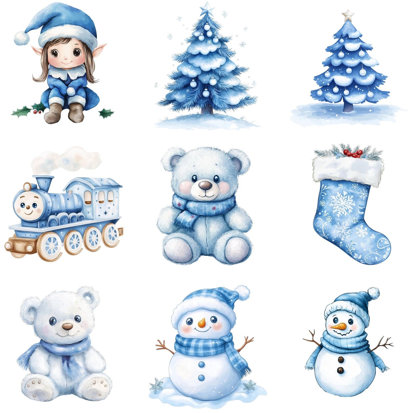 Cute Christmas Character Clipart