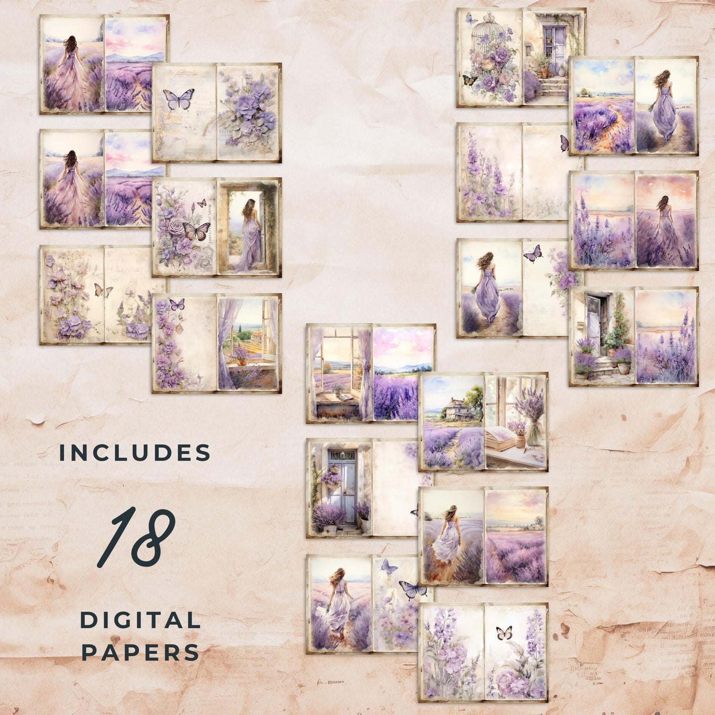 Lavender Haze Junk Journal Mega Kit
