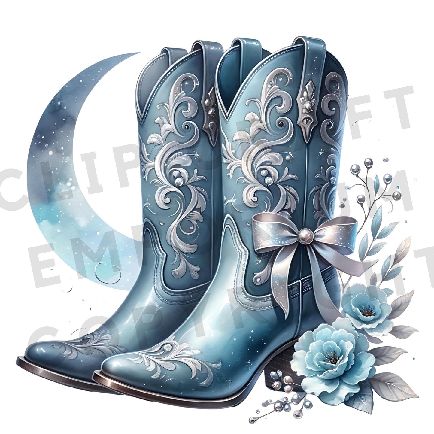 Boots and Pearls PNG