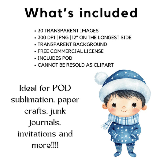 Cute Christmas Character Clipart