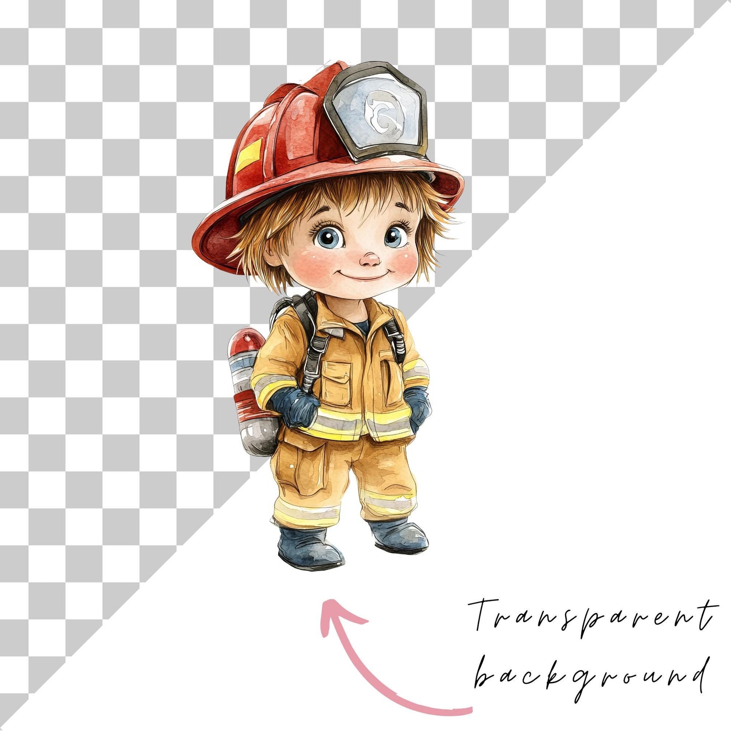 Clipart de guardería de bomberos