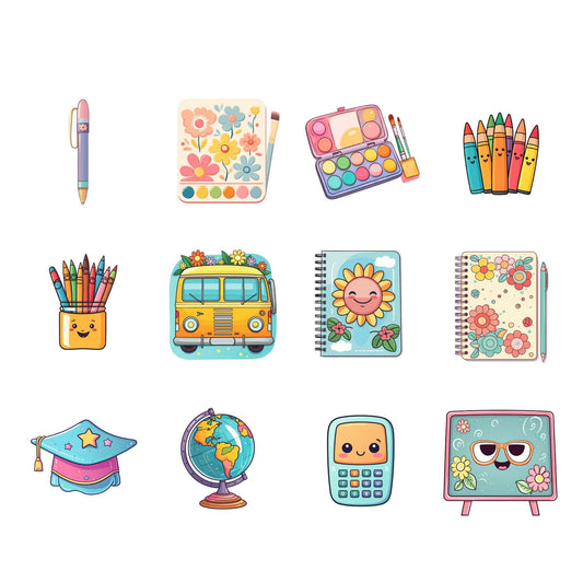 Groovy Teacher Clipart