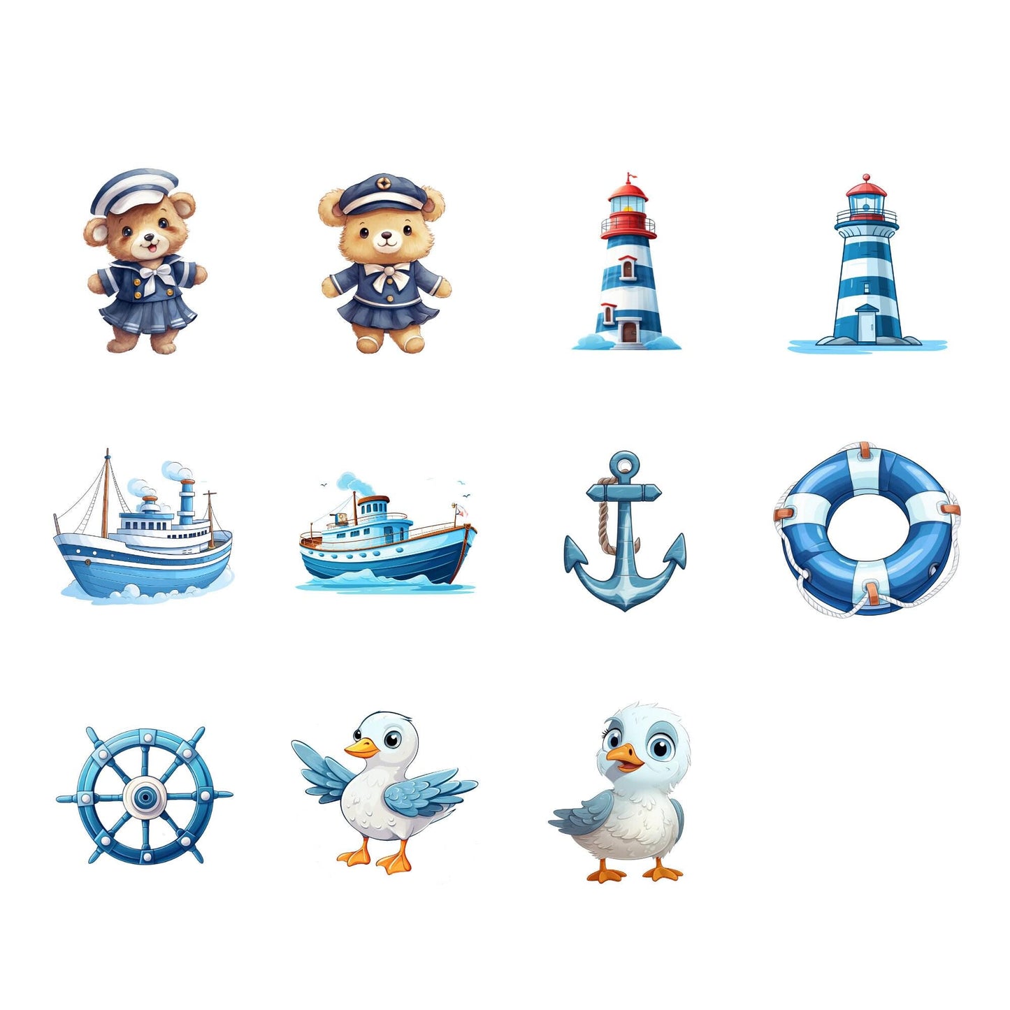 Sailor Teddy Clipart