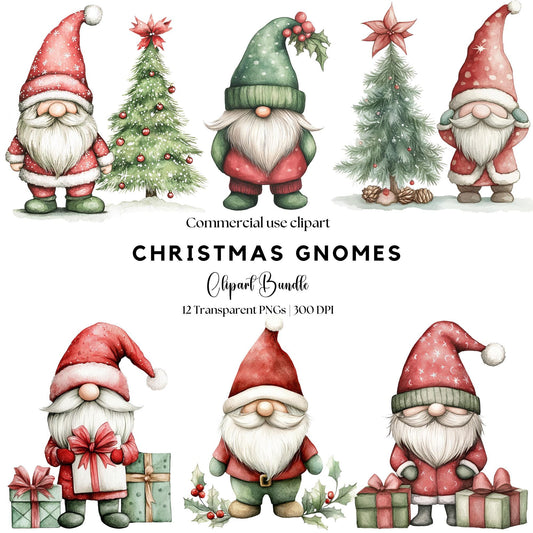 Christmas Gnome Clipart