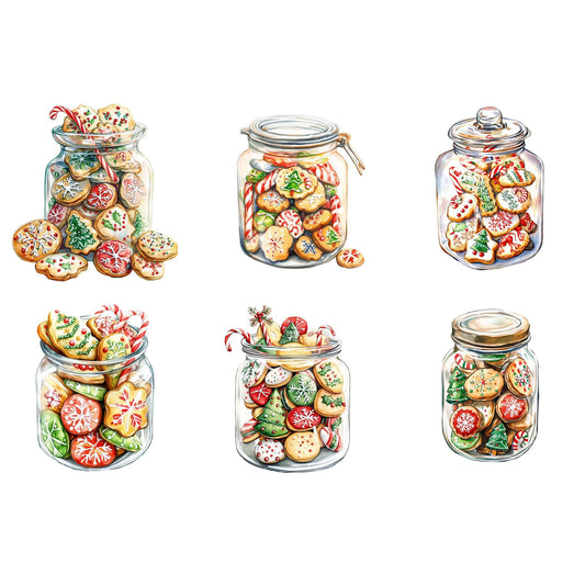 Christmas Cookie Jar Clipart