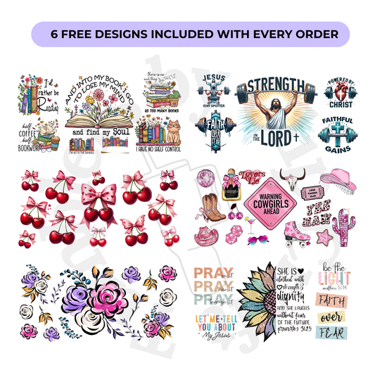 a bunch of stickers that are on a wall