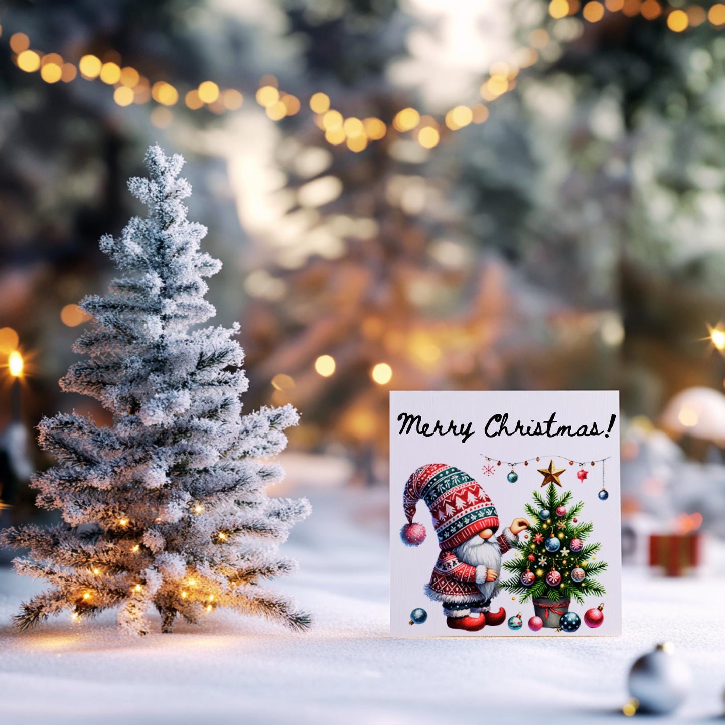 Cute Christmas Gnome Clipart