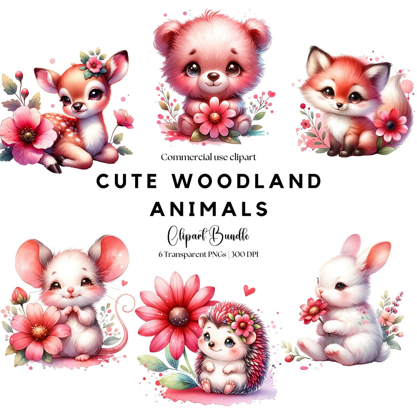 Woodland Animals Clipart