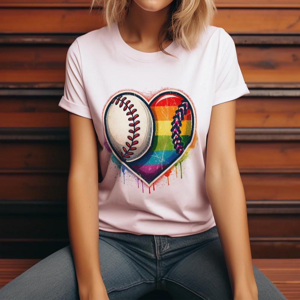 Distressed Split Baseball PNG