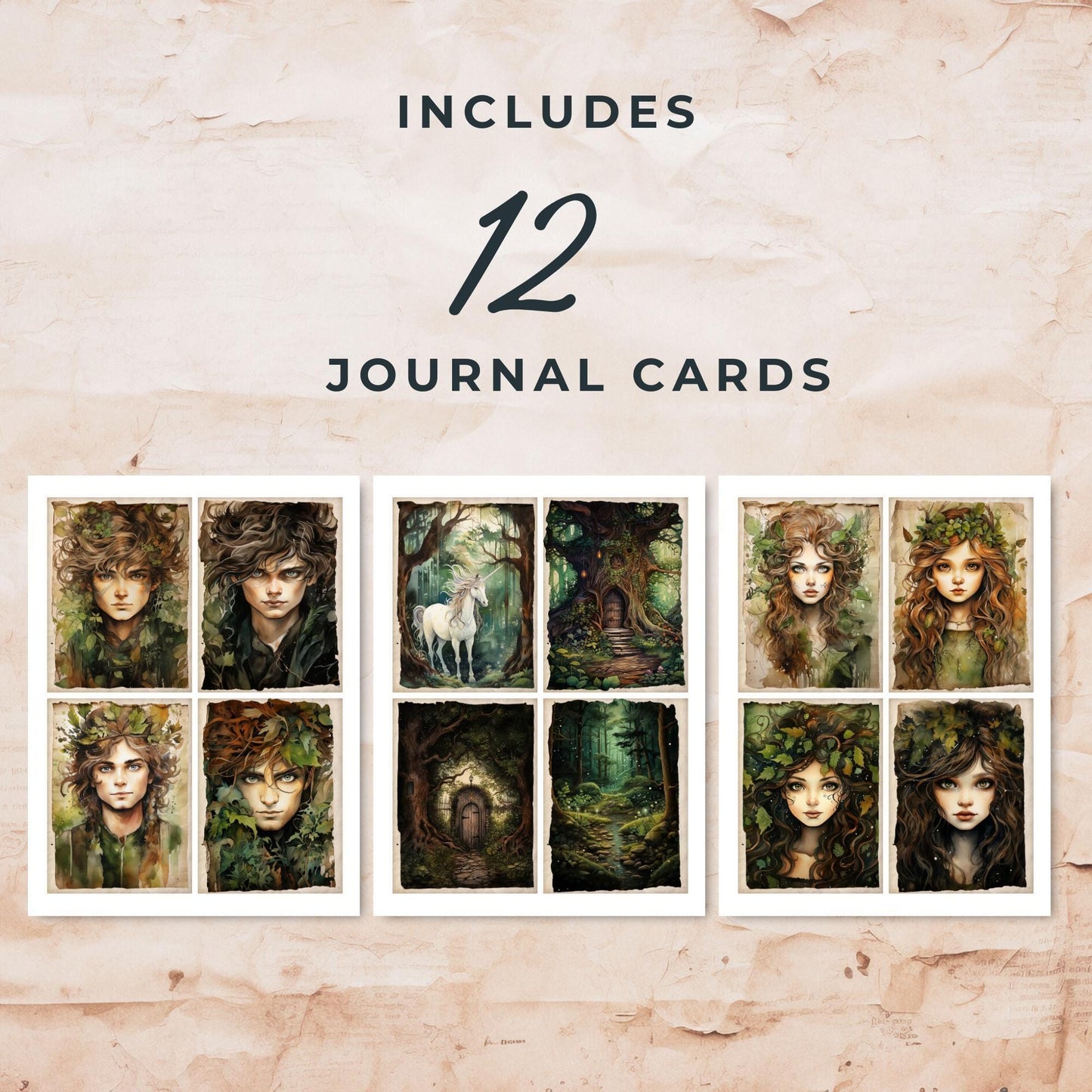 Woodland Elve Junk Journal Mega Kit