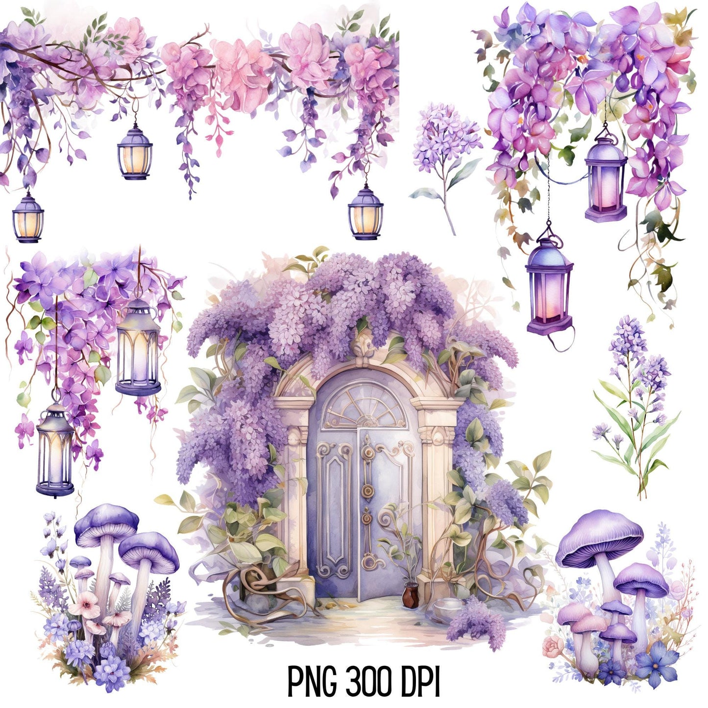Lilac Fairy Clipart