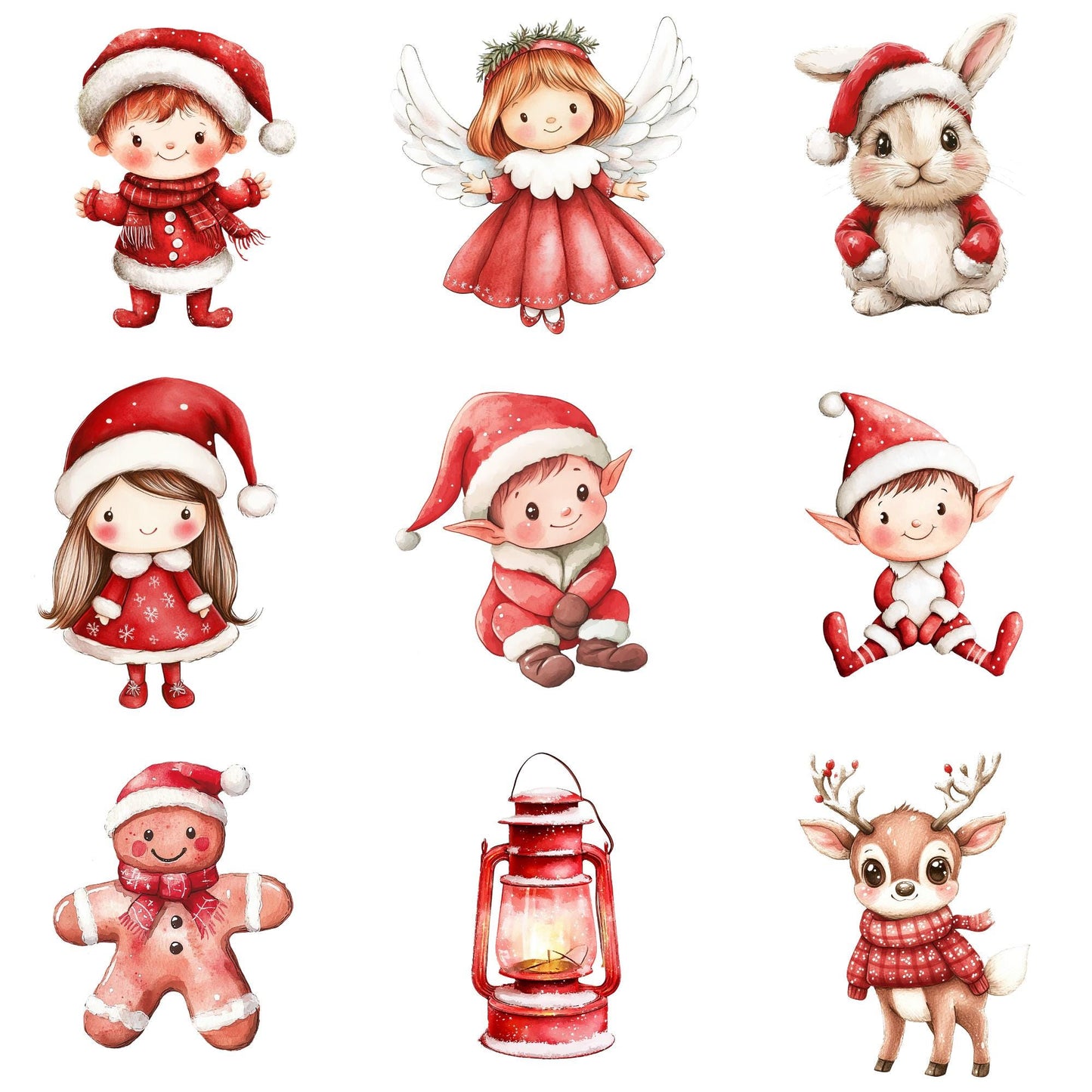 Cute Christmas Character Clipart