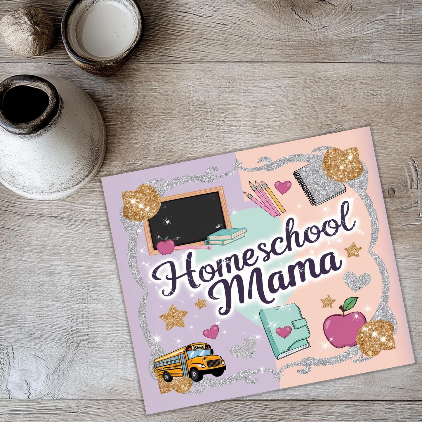 a picture of a book that says homeschool mama