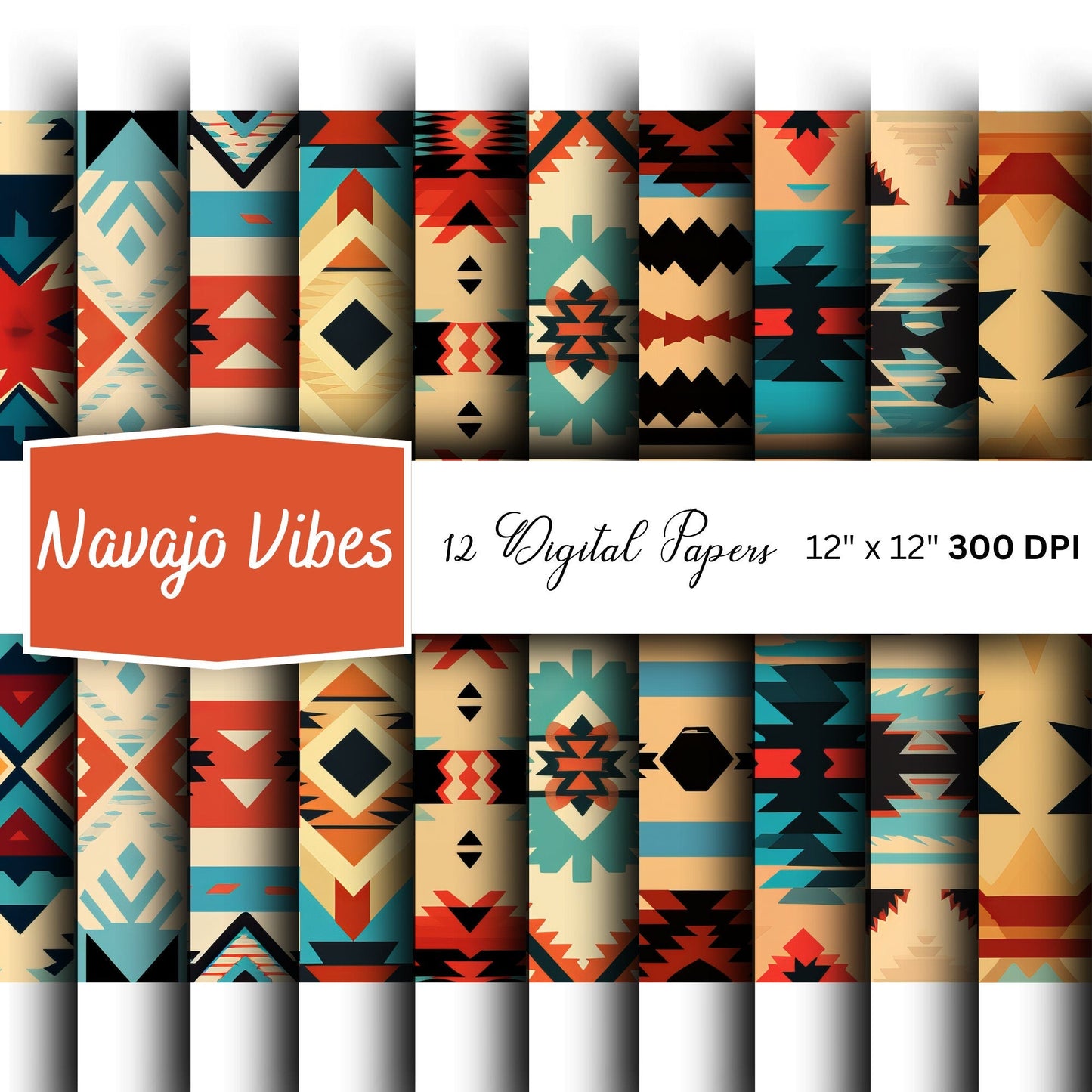 Navajo Vibes Digital Papers