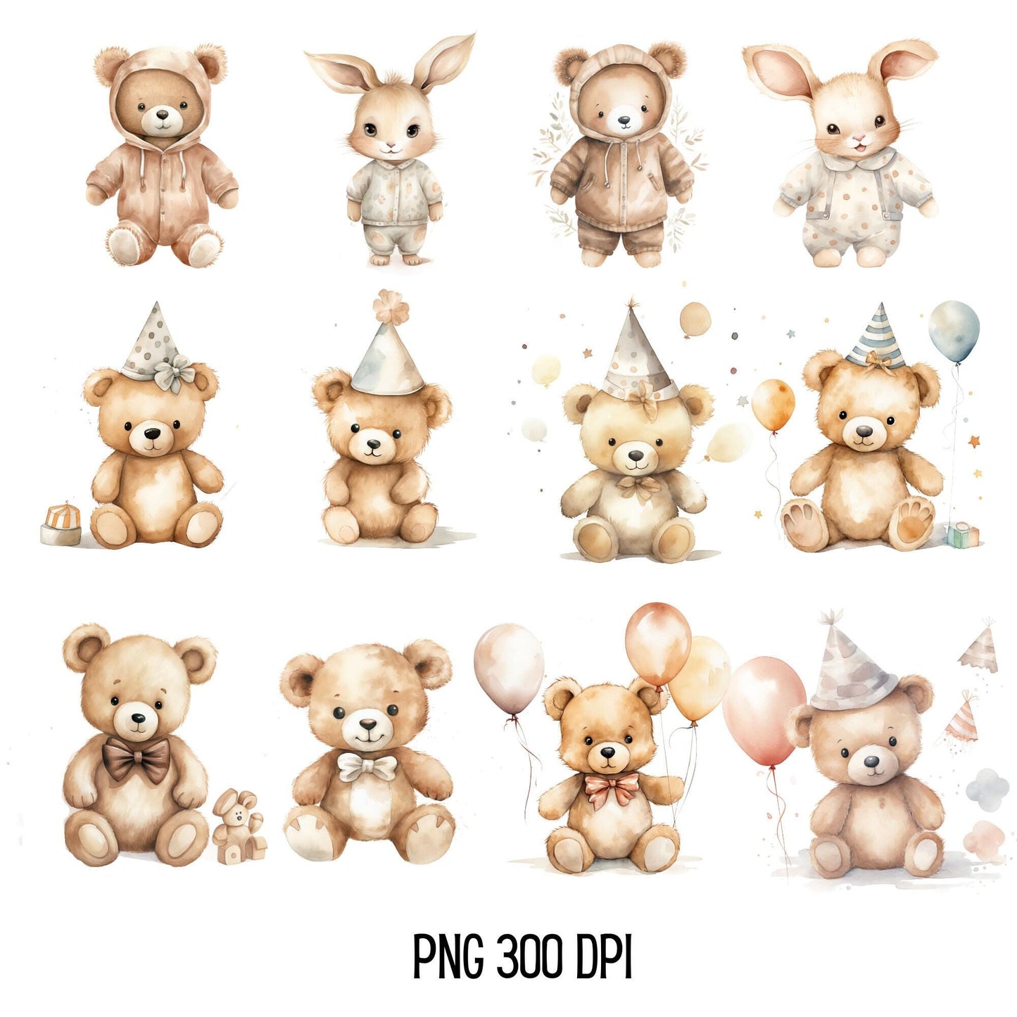 Boho Baby Shower Clipart