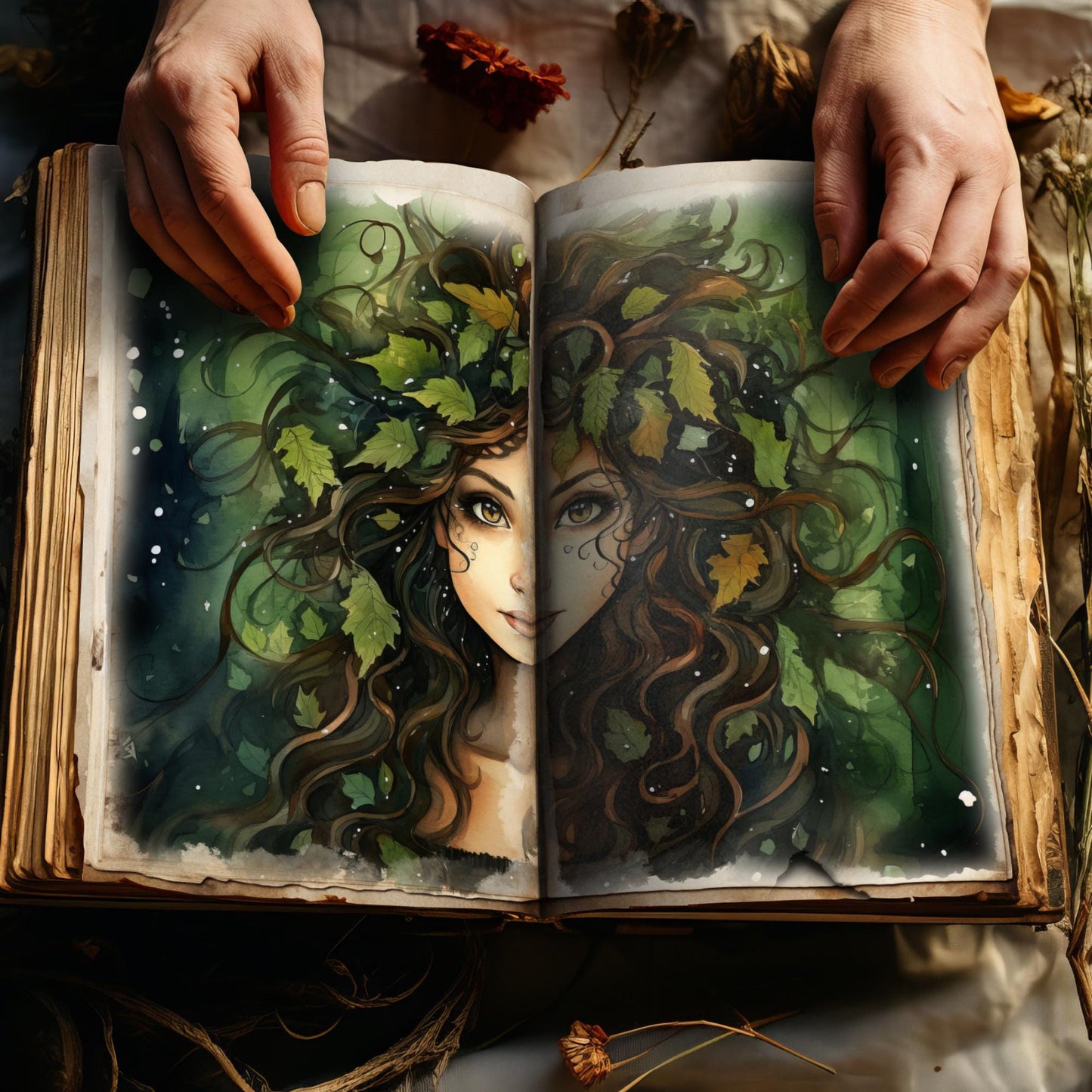 Woodland Elve Junk Journal Pages Vol3