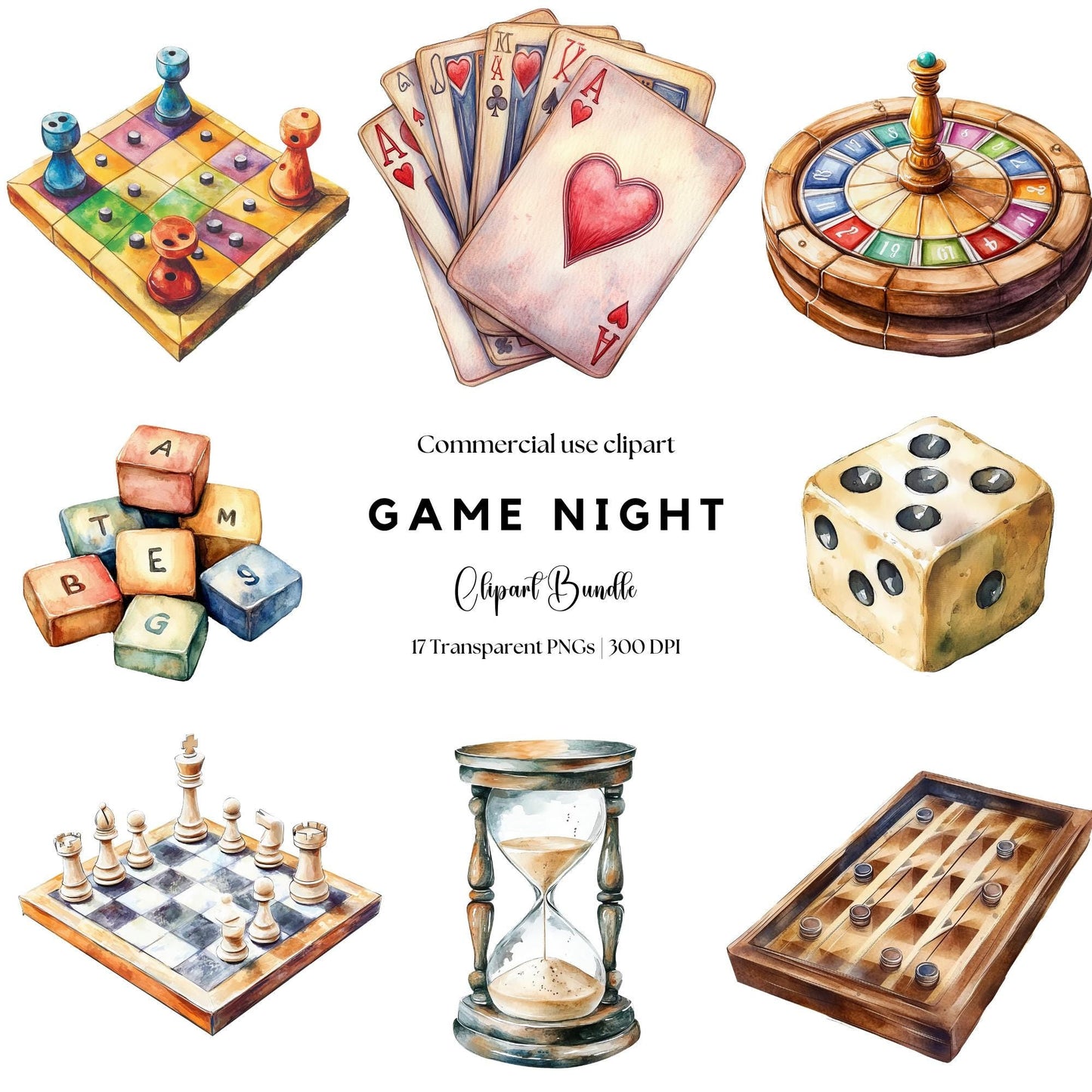 Game Night Clipart