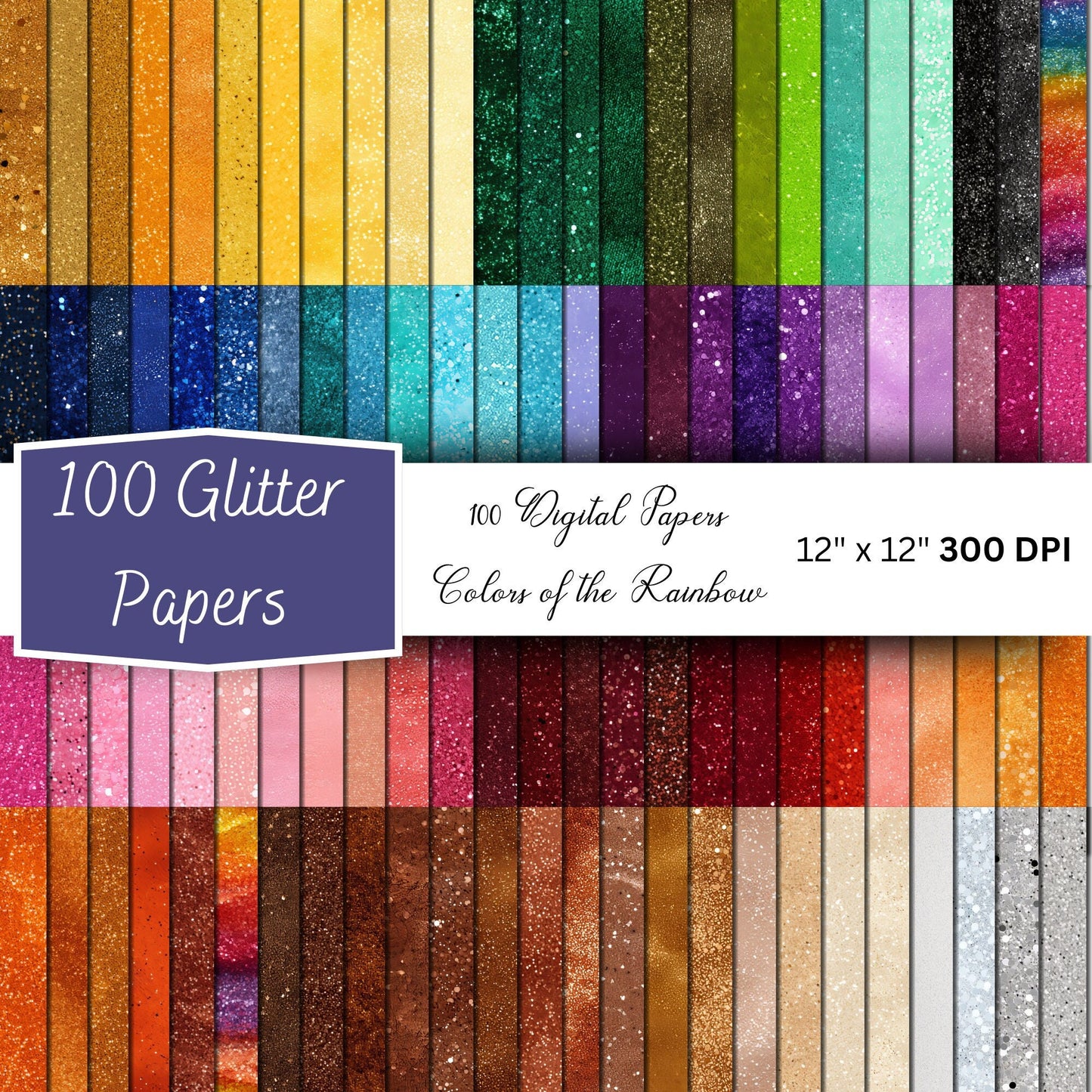 Glitter Digital Papers