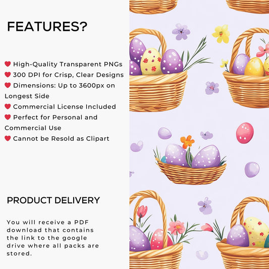 Easter Seamless Patterns