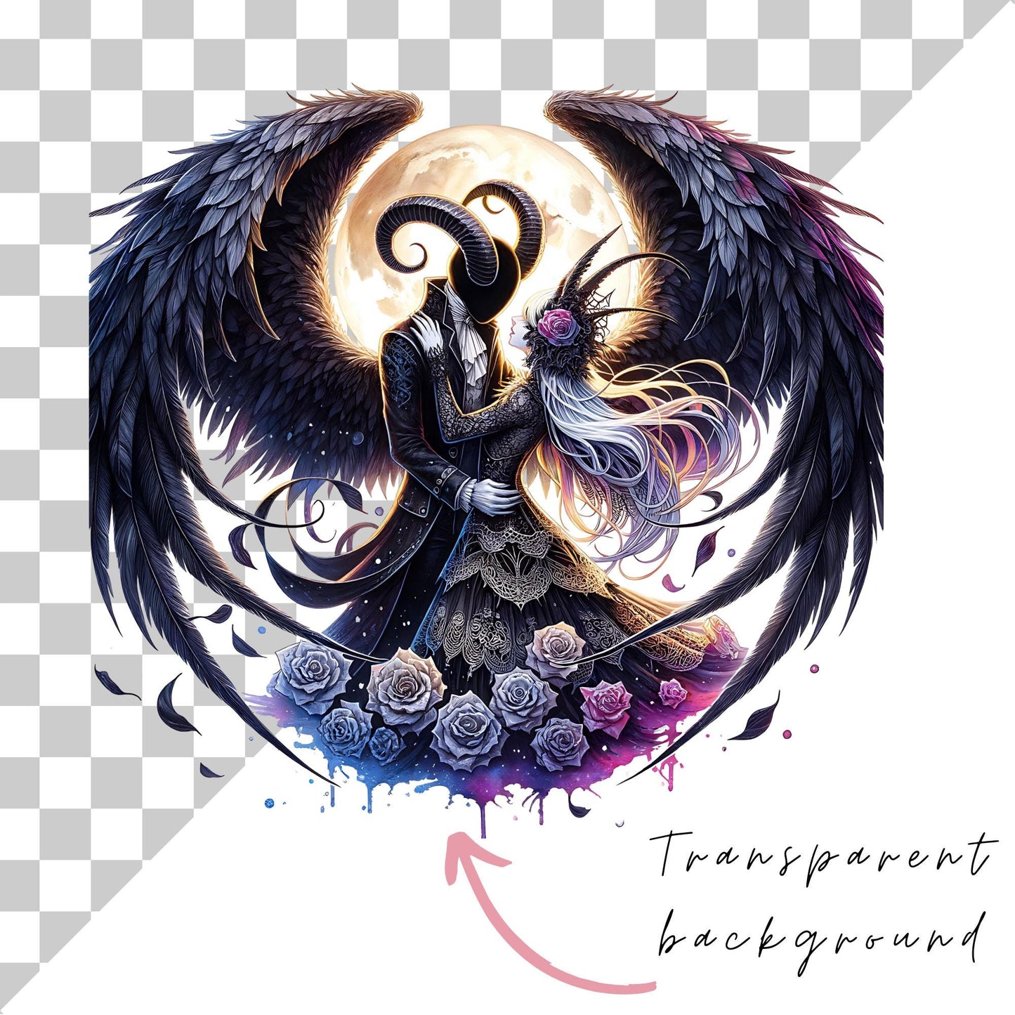Dark Romance Clipart