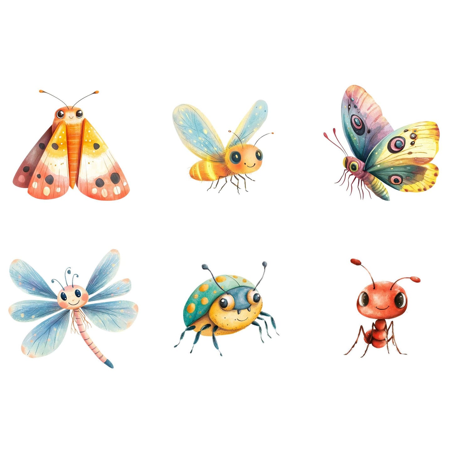 Cute Bugs Clipart