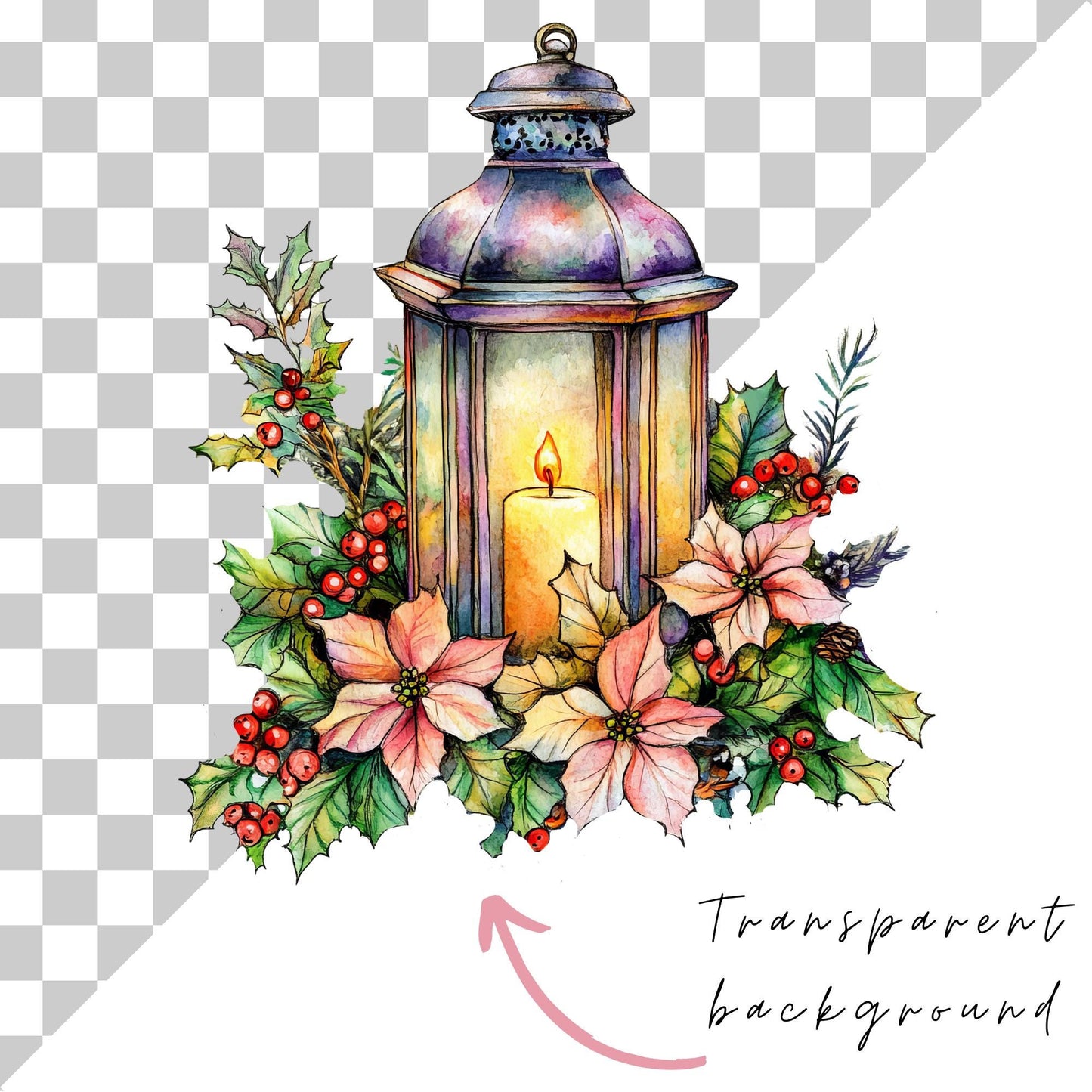 Christmas Lantern Clipart