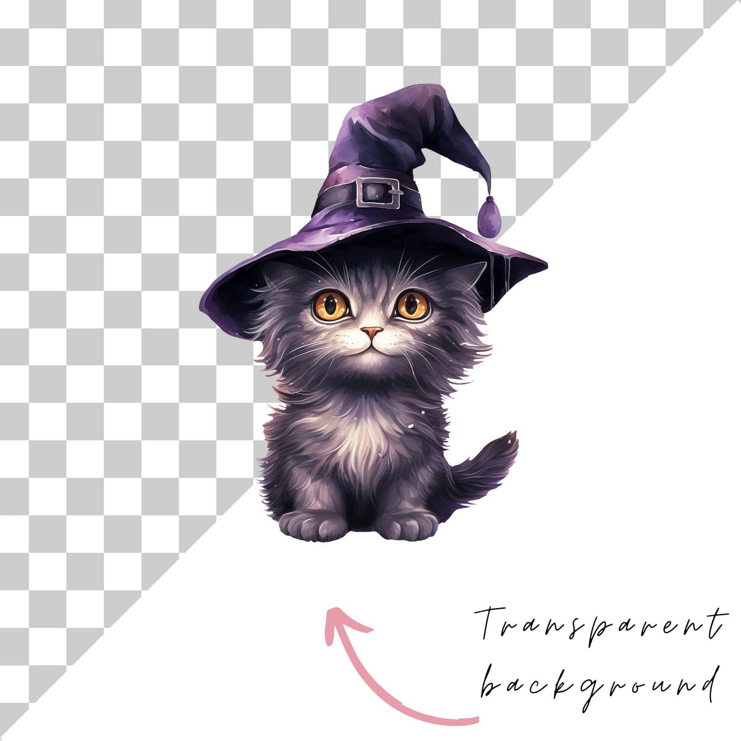 Halloween Kitty Clipart