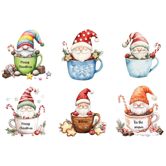 Hot Cocoa Christmas Gnome Clipart