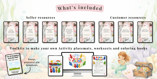 Kids Activity Printables Business Kit