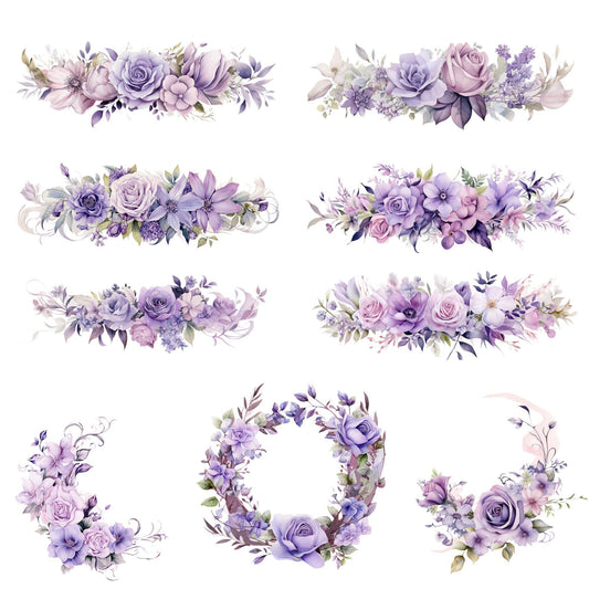 a bunch of flowers that are on top of each other