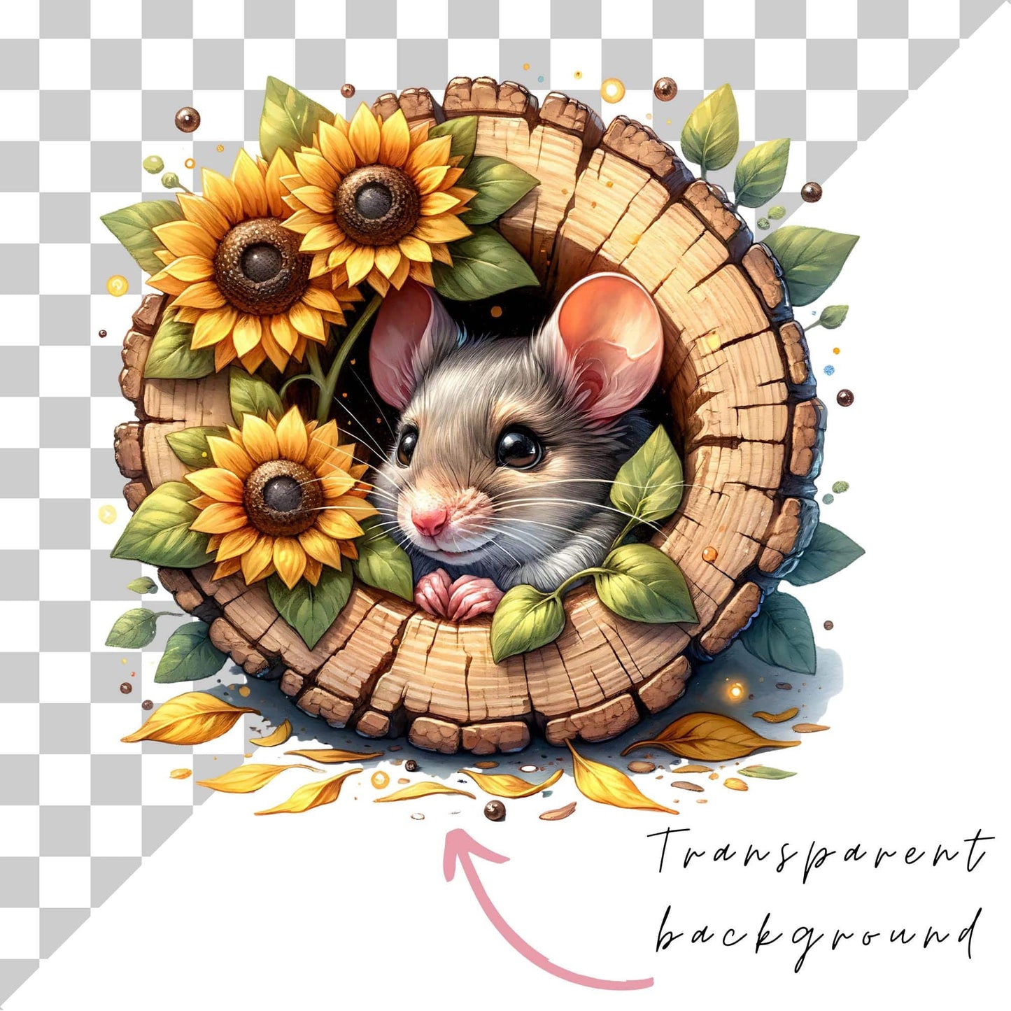 Mouse Hole Clipart Pack