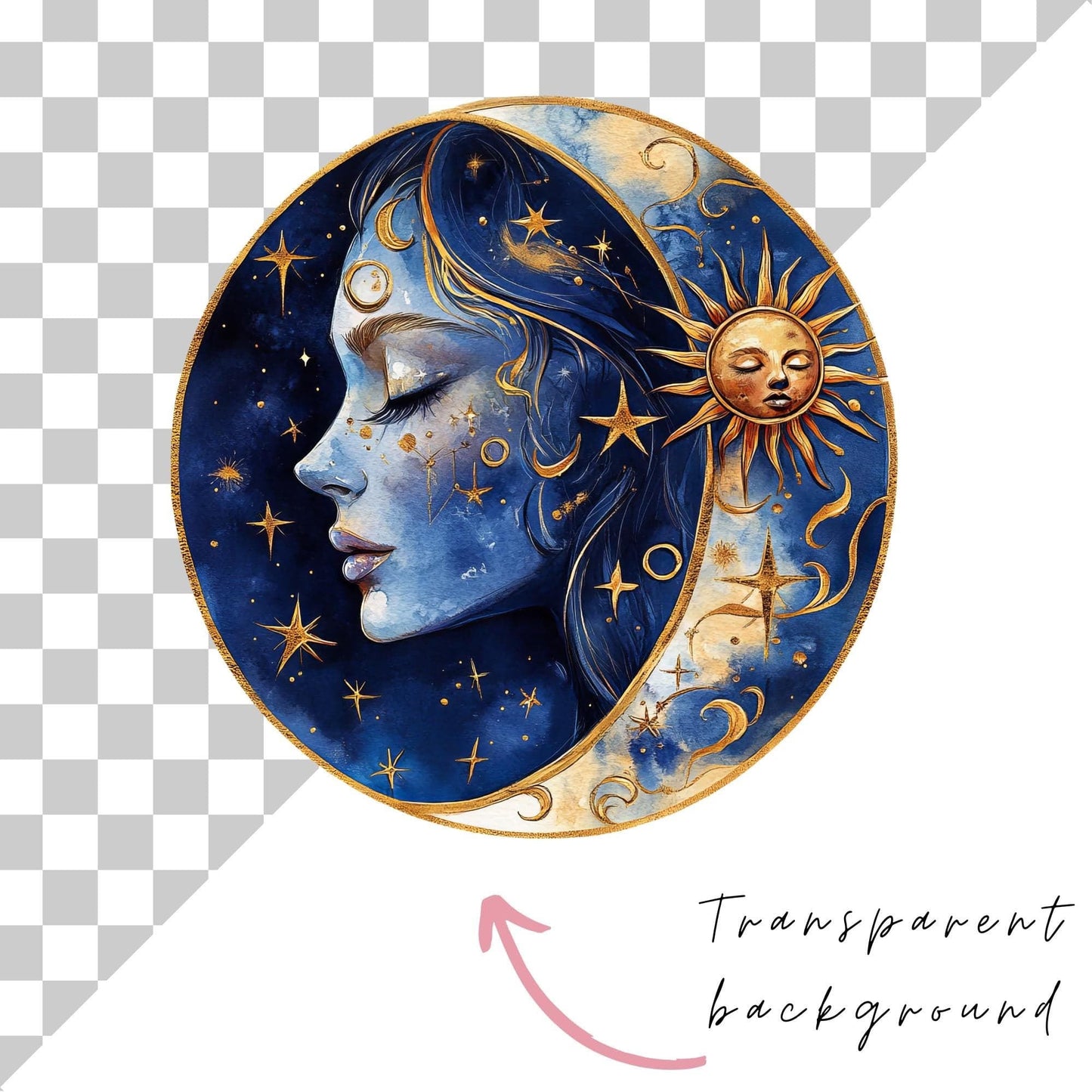 Mystical Moon Clipart